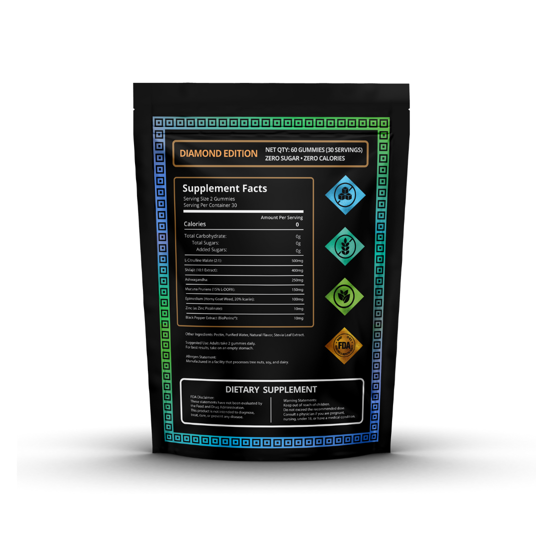 Diamond Edition Shilajit Gummies