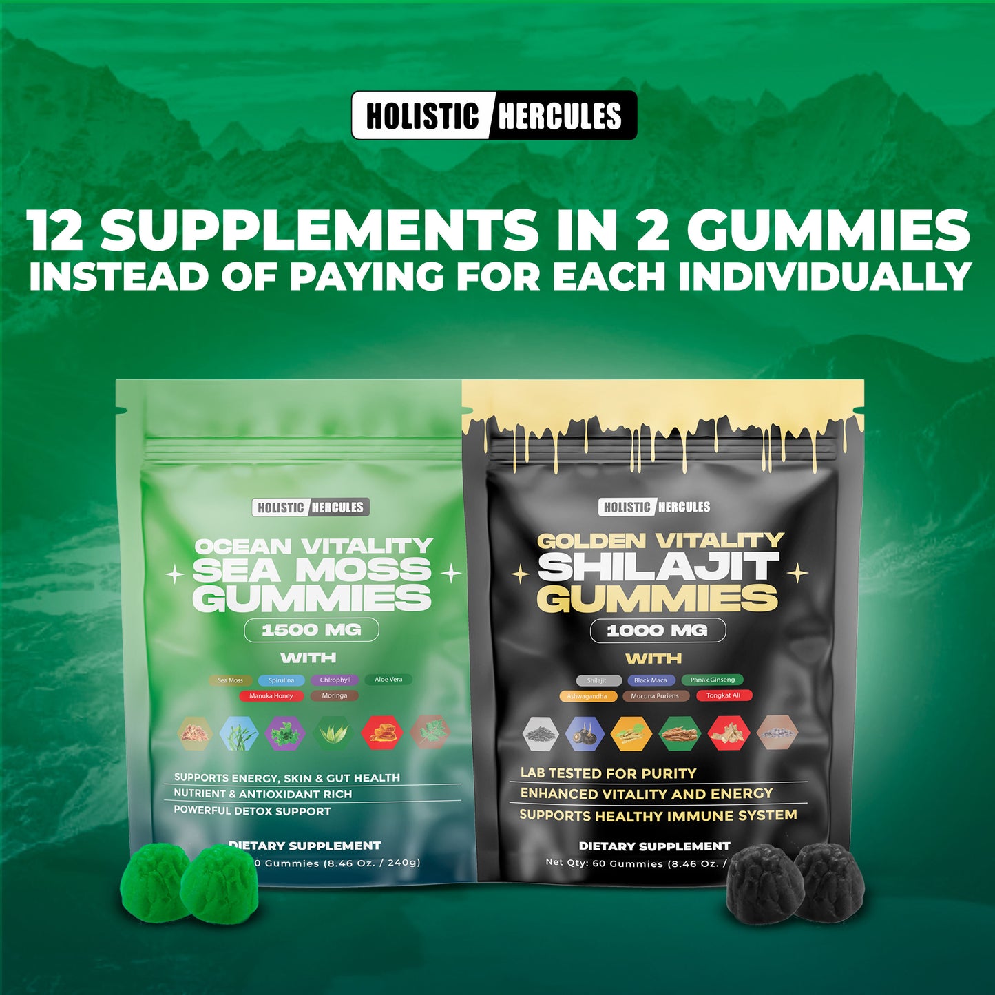 Hercules Stack Gummies