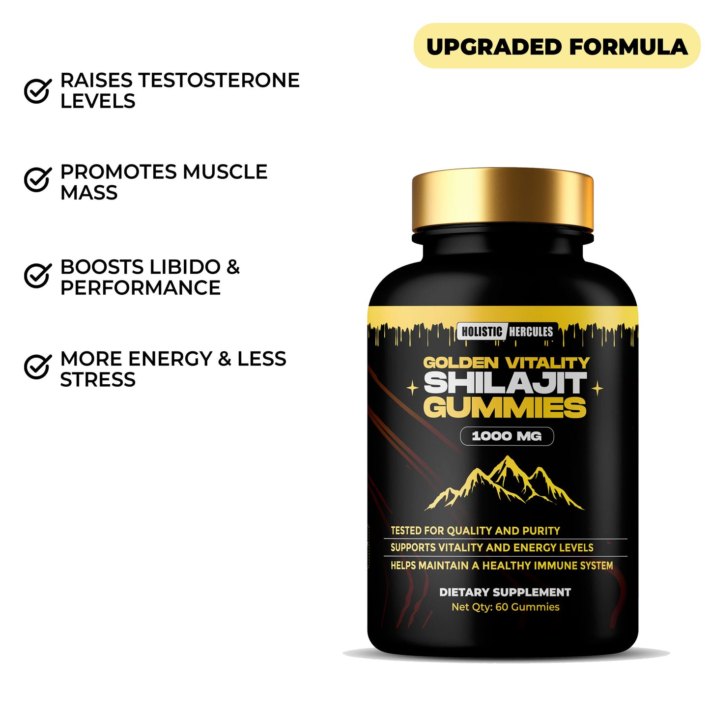 Golden Vitality Shilajit Gummies™