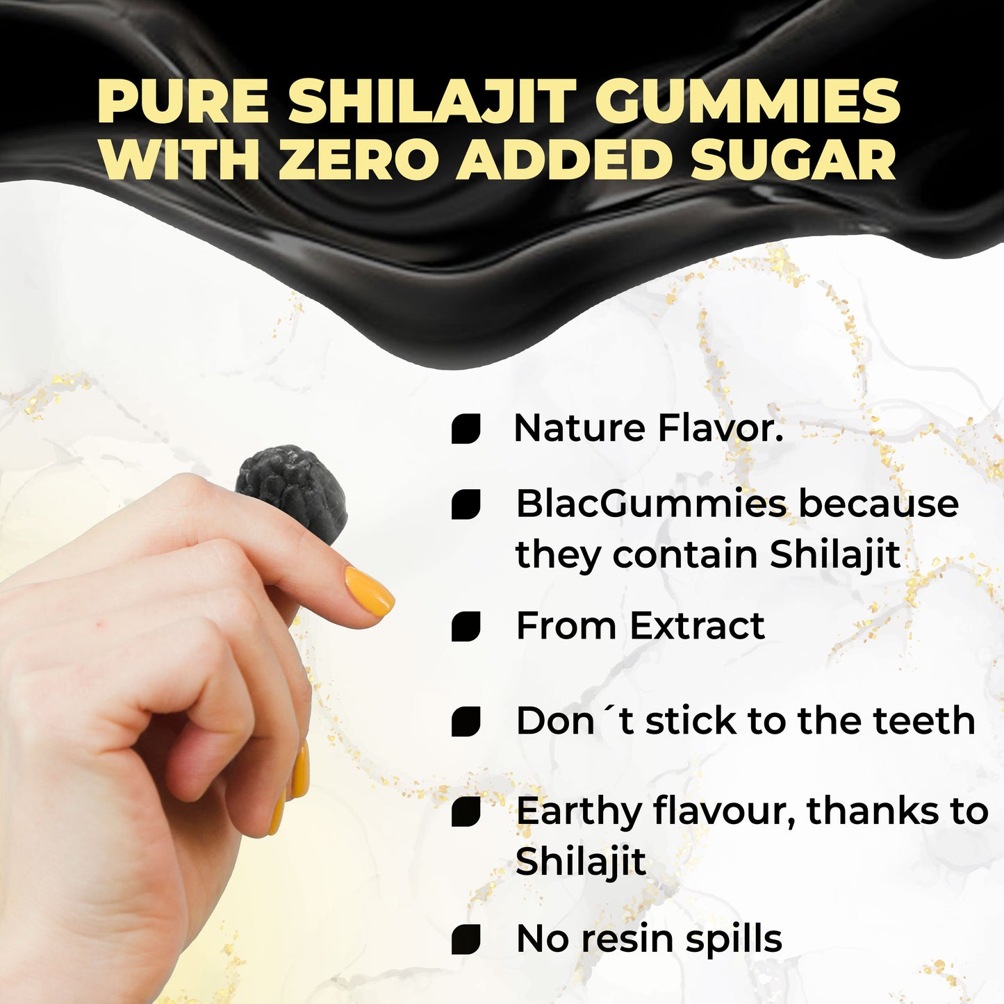 Golden Vitality Shilajit Gummies