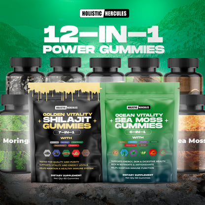 Hercules Shilajit & Sea Moss Gummies Bundle (Subscription)