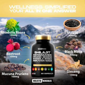 Rhino Horn - Vitality Boost - 8 in 1 potent Shilajit blend