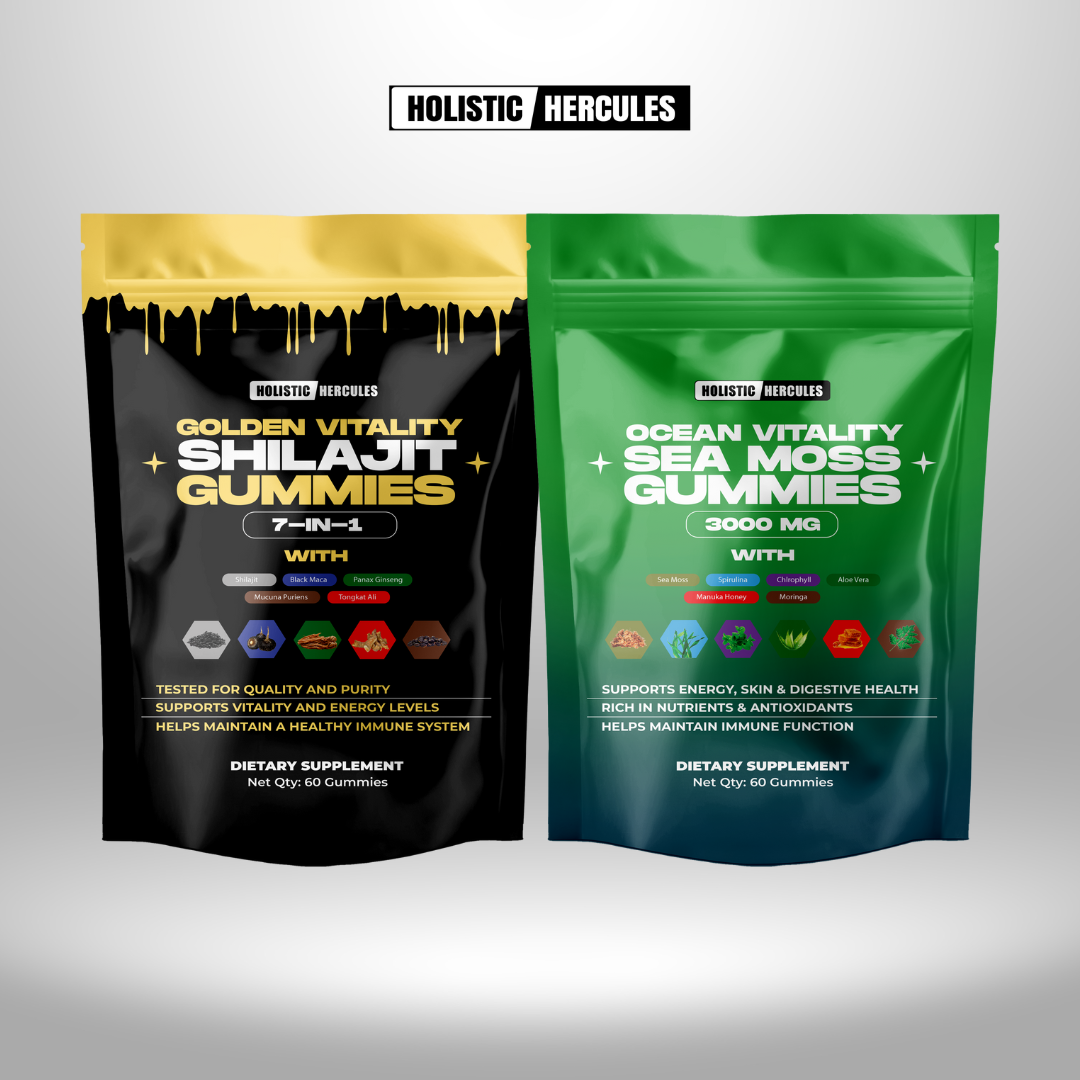Shilajit & Sea Moss Gummies Bundle