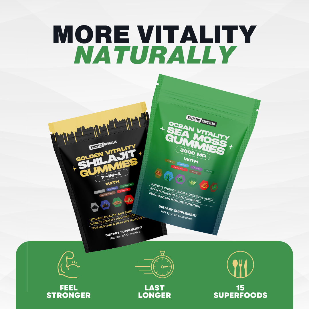 Shilajit & Sea Moss Gummies Bundle