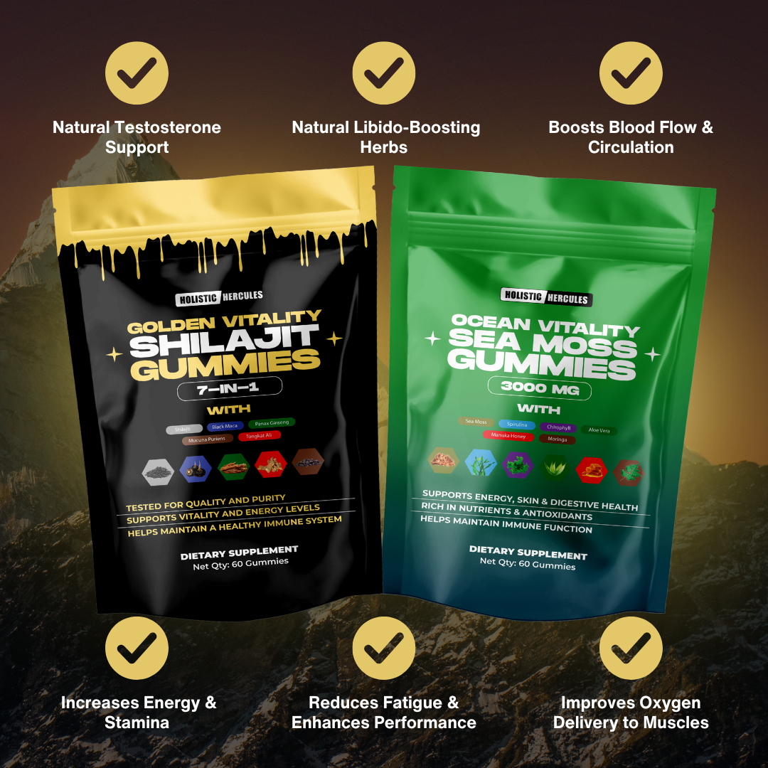Shilajit & Sea Moss Gummies Bundle