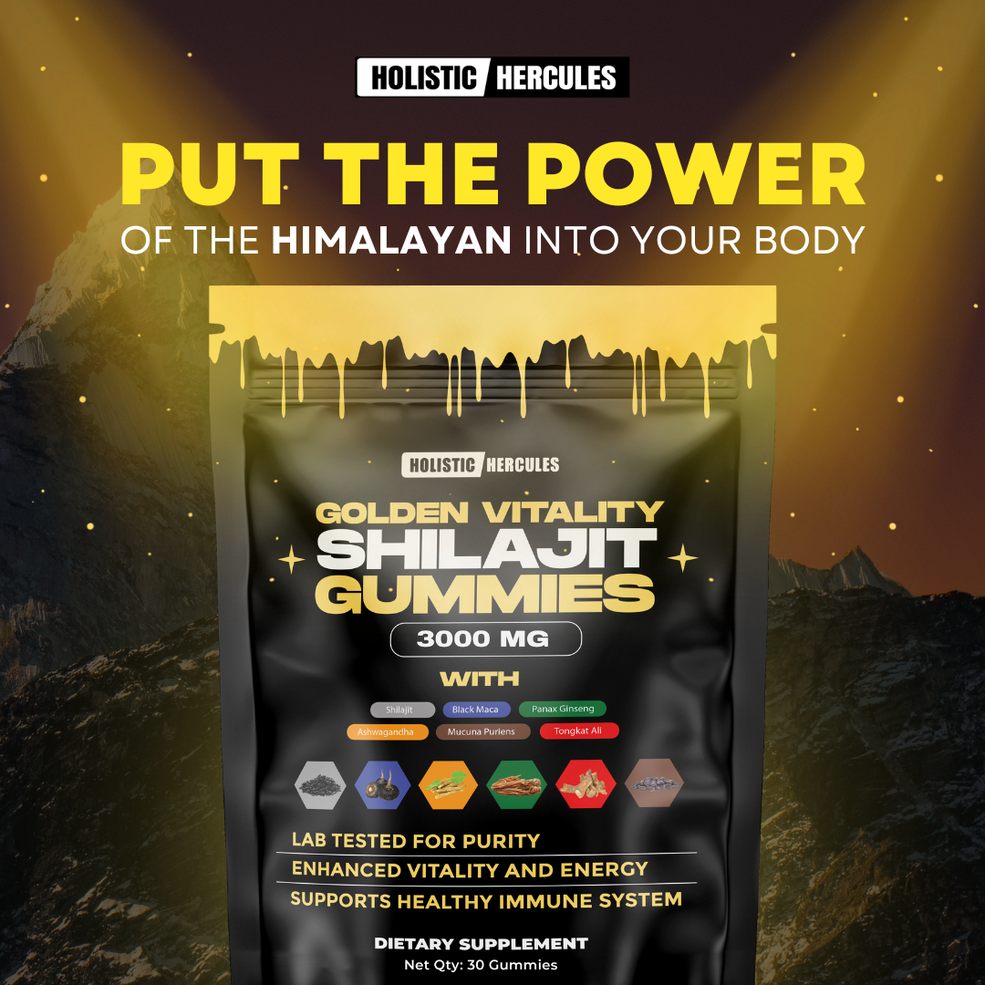 Golden Vitality Shilajit Gummies (SALE)