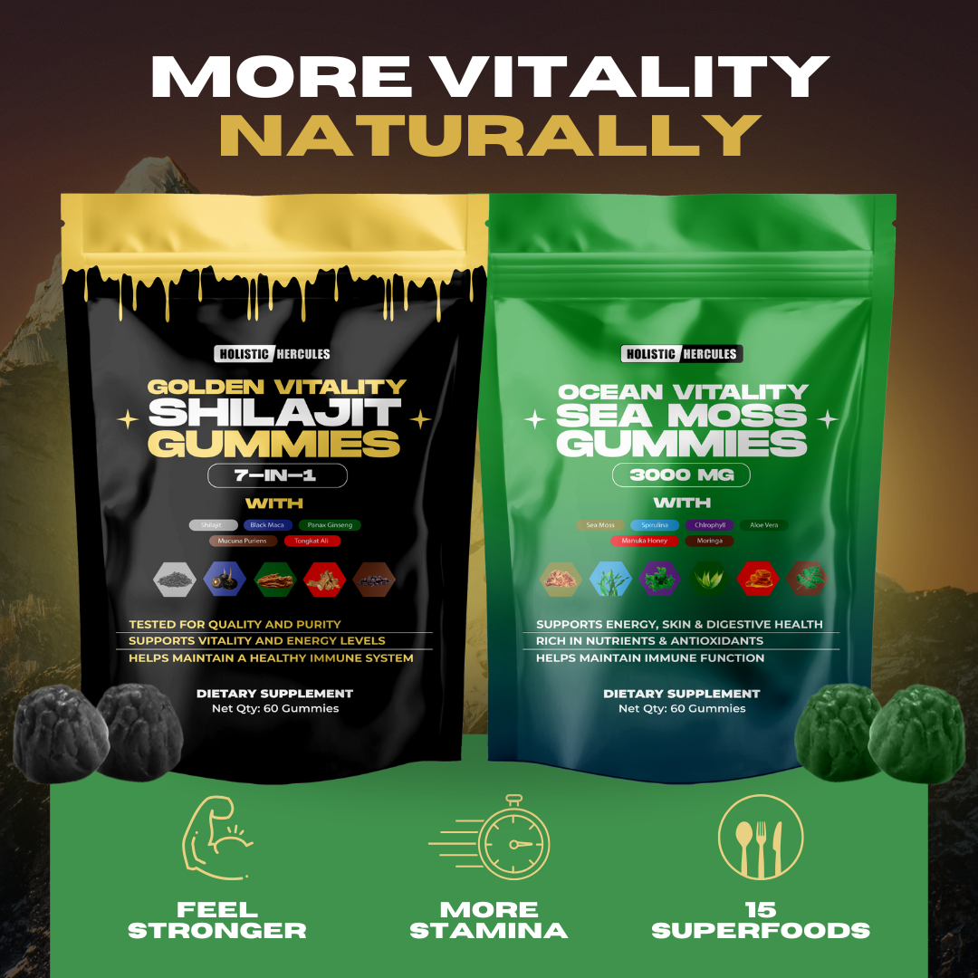 Shilajit & Sea Moss Gummies Bundle